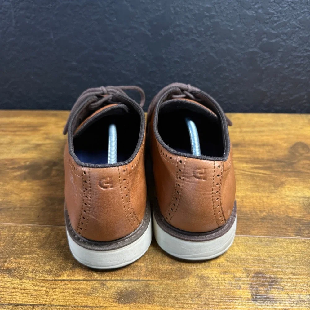 Cole Haan Grand 360 OriginalGrand C34120 Tan Leather Wingtip Oxford Mens 13M